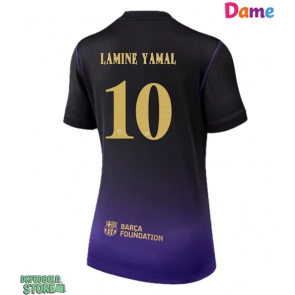 Barcelona Lamine Yamal #10 Replika Udebanetrøje Dame 2026-27 Kortærmet